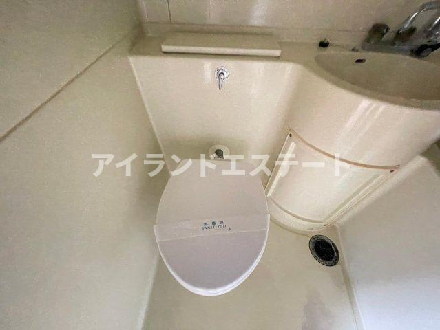 ジュネス野沢　駅近　敷金0　礼金0　のトイレ