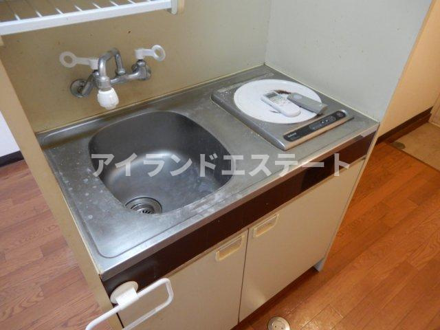 ハイツニュータカバ　ネット無料　最上階　学生おすすめのキッチン