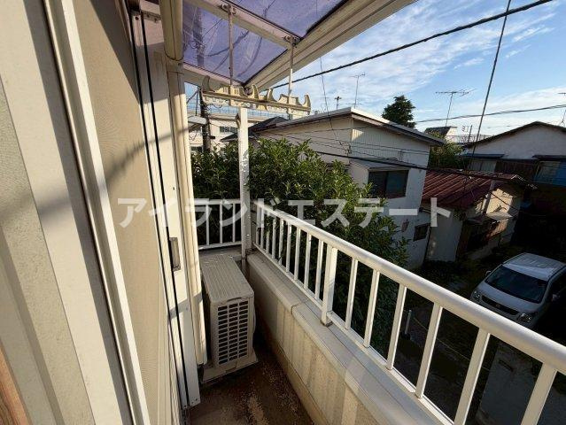 成田東1丁目戸建　ペット相談　TVドアフォン　のバルコニー