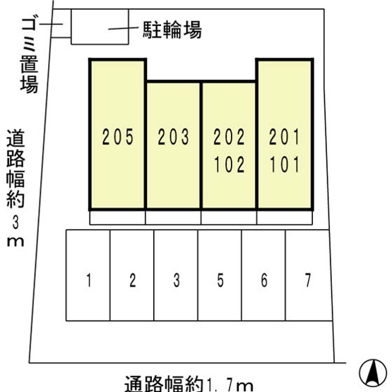【区画図】 | ネオハース金岡