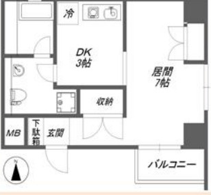 ＣＯＺＹ－Ｎ（コージ・エヌ）の間取り