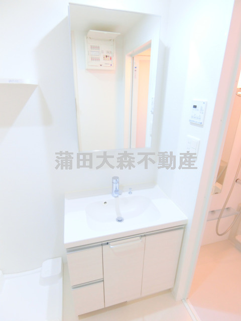 ブライズ蒲田EASTの洗面所|独立洗面台
