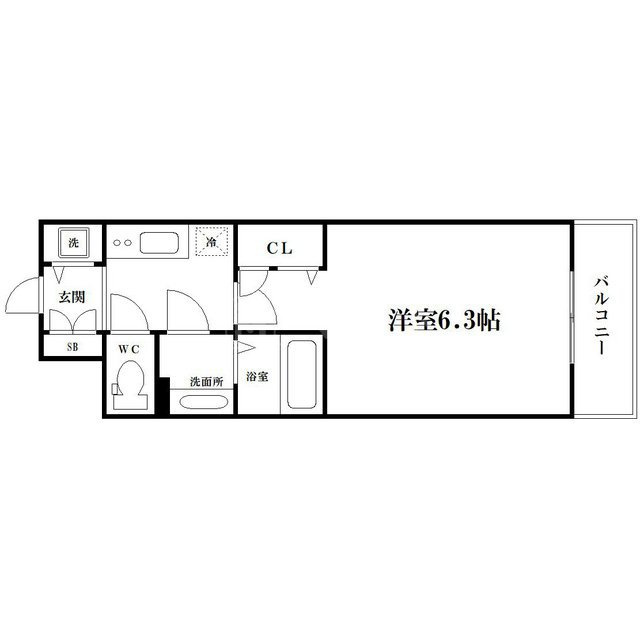 LC堀江公園の間取り