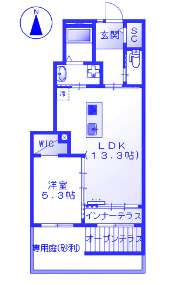 ヴィラ　アカラージュの間取り