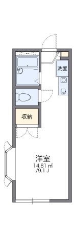 レオパレスＢｅｌｌｅ　ｄｅｍｅｕｒｅの間取り