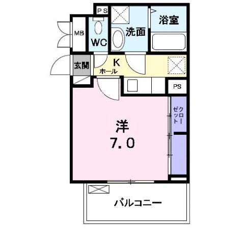 フォレストオハナ　Ｃ棟の間取り
