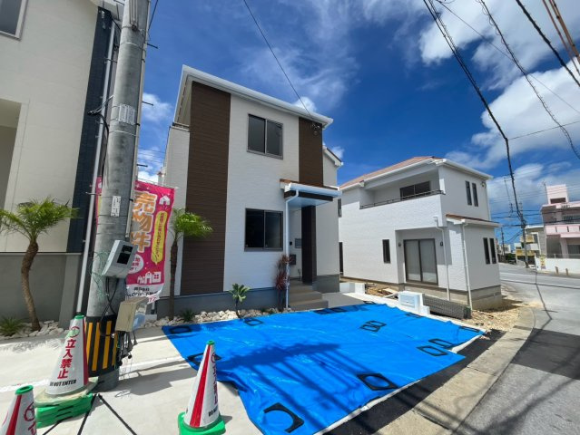 ＋＋宜野湾市嘉数-B号棟（全8棟）の外観|現地撮影2026年8月☆いつでも内覧可能です