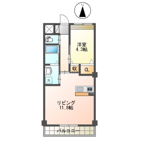 シャルムの間取り
