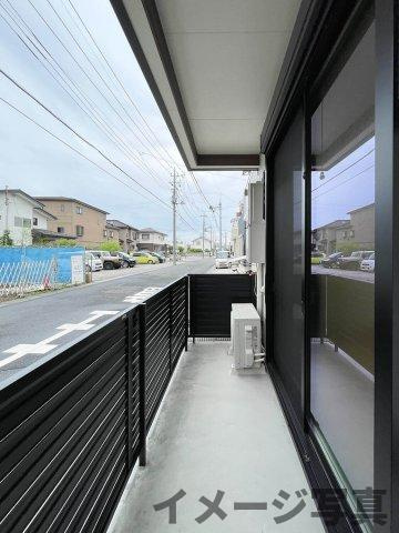 (仮称)キャメル草加谷塚2丁目A棟のバルコニー