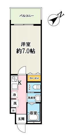 (仮称)キャメル草加谷塚2丁目A棟の間取り