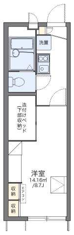 レオパレスさくらの間取り