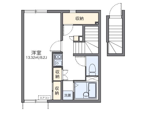 レオネクストＭＫヴィヴレの間取り