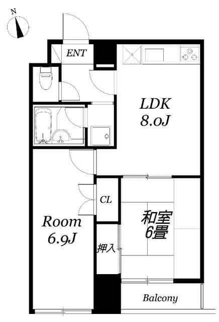 西浅草ＴＫビルの間取り