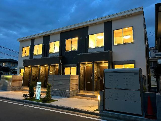 リオグランデ早稲田Ⅲの外観|外観写真（夜）