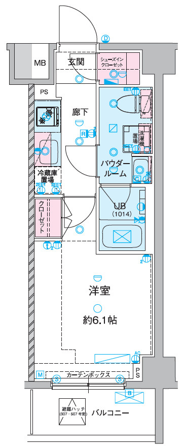 GENOVIA谷塚の間取り