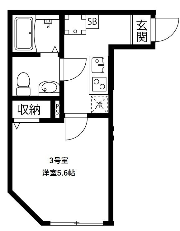 Black Dia 南越谷の間取り