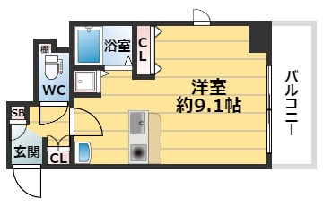 【間取り】 | アクアプレイス東天満