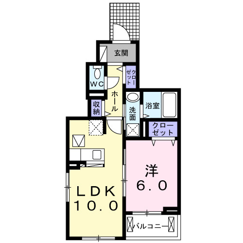 ブランシュネージュの間取り