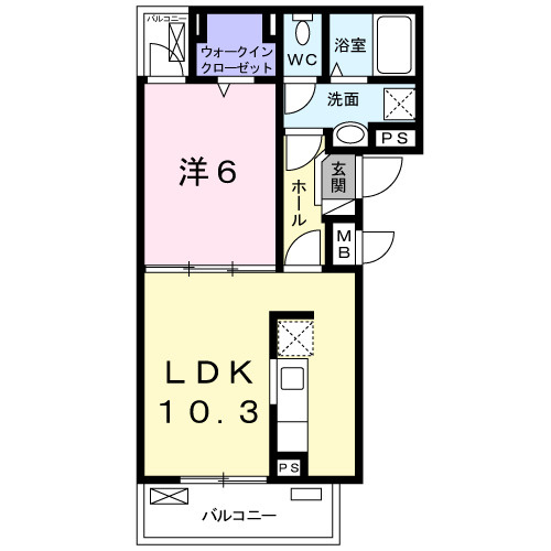 レジデンス　ＫＩＺＵの間取り