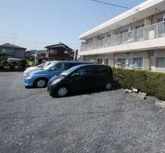 カウリーコートの駐車場