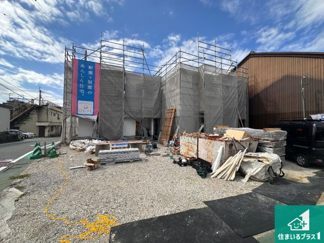 加東市社　第22期　新築一戸建ての外観|周辺は落ち着いた街並みの住宅地！子育てがしやすい住環境です！まだ未完成ですが、現地でしかわからない事もございます。是非一度ご覧ください。
