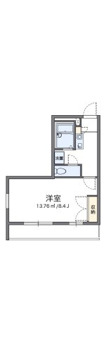 【間取り】 | レオパレスサクセスⅠ