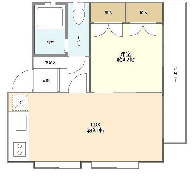 ＹＭハウスの間取り|間取りです。