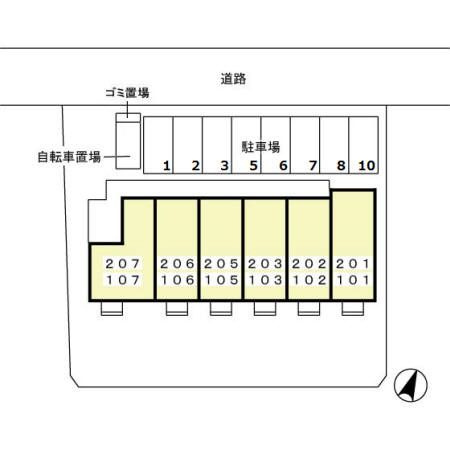 グラン・ヴェルジェⅠの区画図
