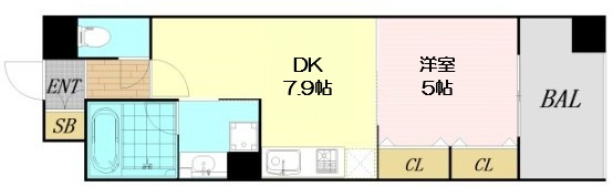 【間取り】 | レジディア心斎橋ウエスト
