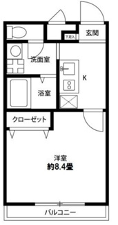 【間取り】 | アンプルール　クラージュ堀内 | 間取りです。