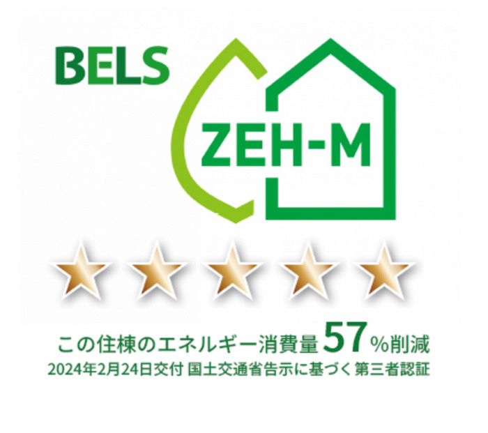 町田市能ヶ谷４丁目のアパートの省エネ性能ラベル