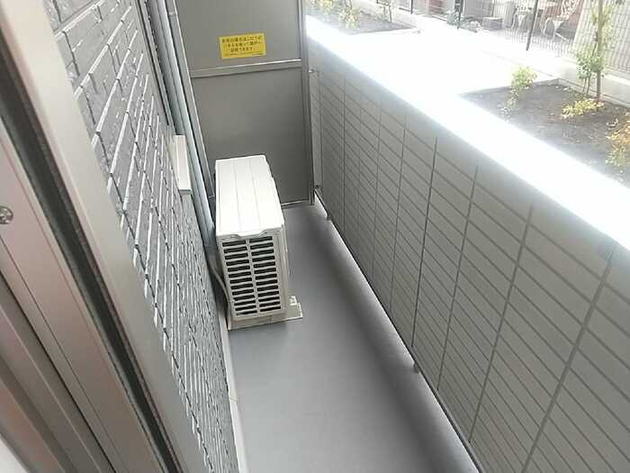 町田市能ヶ谷４丁目のアパートのバルコニー