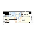 【間取り】 | S-RESIDENCE阿波座bouncy　間取り