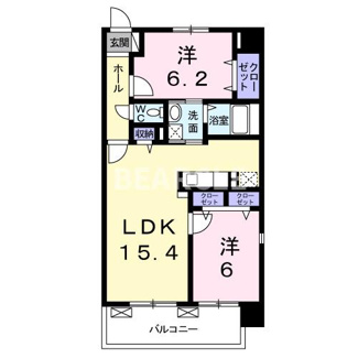【間取り】 | アルディエンテ　Ｙ＆Ｊ　Ⅱ