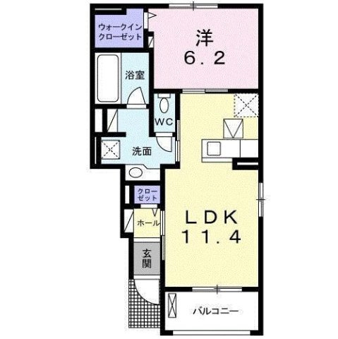 【間取り】 | グラース　Ⅱ