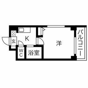 新宿区中落合２丁目の賃貸マンションの間取り