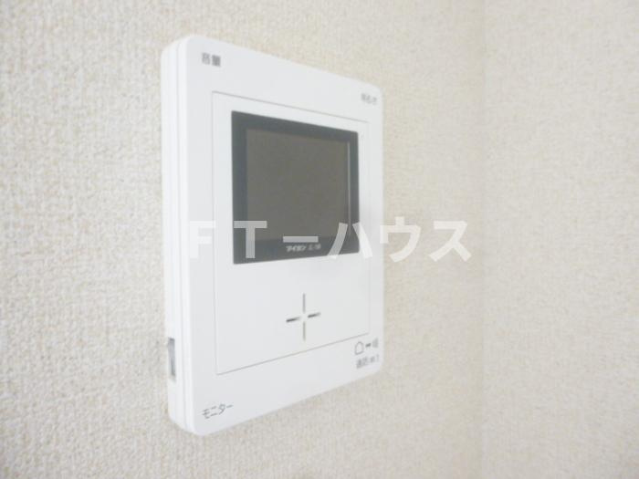 エムズ・アーク Ａ棟のセキュリティ|カラーモニター付インターホン