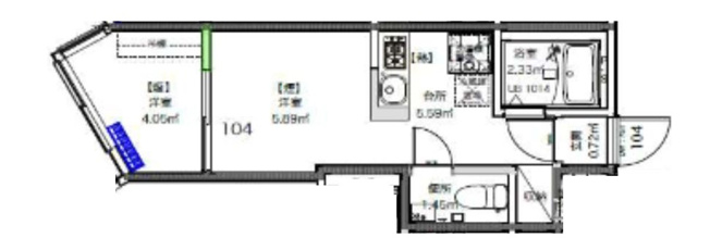 【間取り】 | アンベリール東高円寺