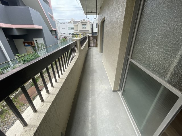 西舞マンションのバルコニー