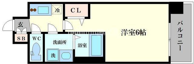 LC難波西Ⅲの間取り