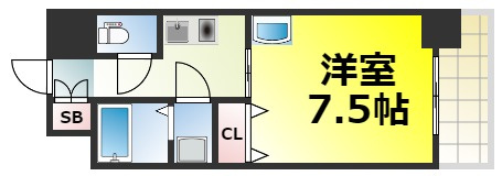 【間取り】 | Blue Bee桜川駅前 仲介手数料無料