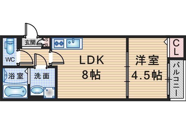 ロワジール城山町の間取り