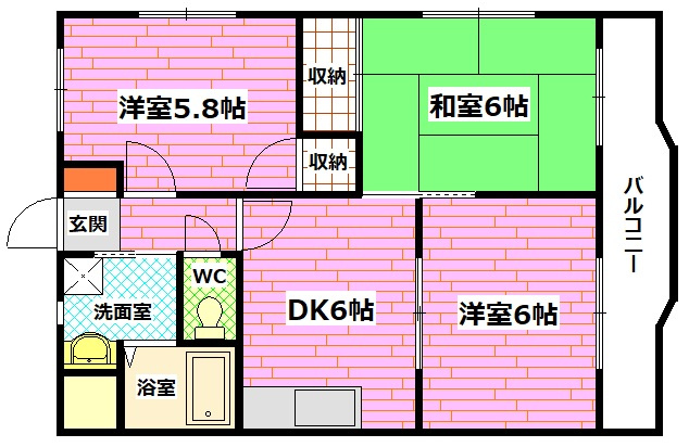 K＆Kビル　Aの間取り