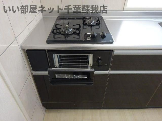 ベルデ　アネックスのキッチン|コンパクトなキッチンで掃除もラクラク