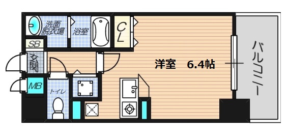 【間取り】 | レジディア天神橋
