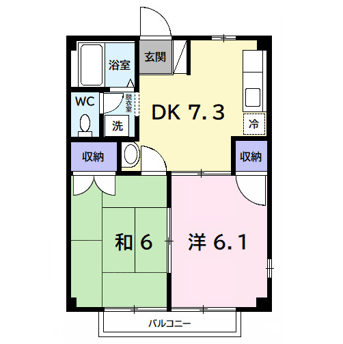 グリーンヒルズの間取り