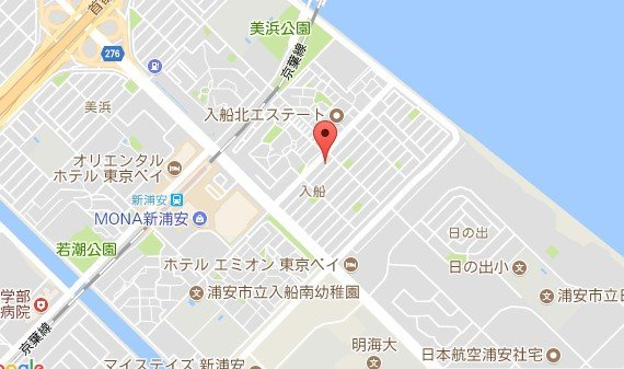 サンクレスト新浦安の地図