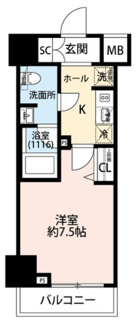 【間取り】 | プレール・ドゥーク芝浦 | 間取りです。