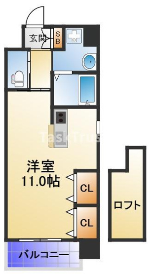 【間取り】 | エスペランサ西天満