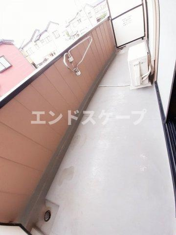 ポワール・フルールのバルコニー|高崎、前橋のお部屋探しはエンドスケープまで！お客様の理想お聞かせ下さい♪
